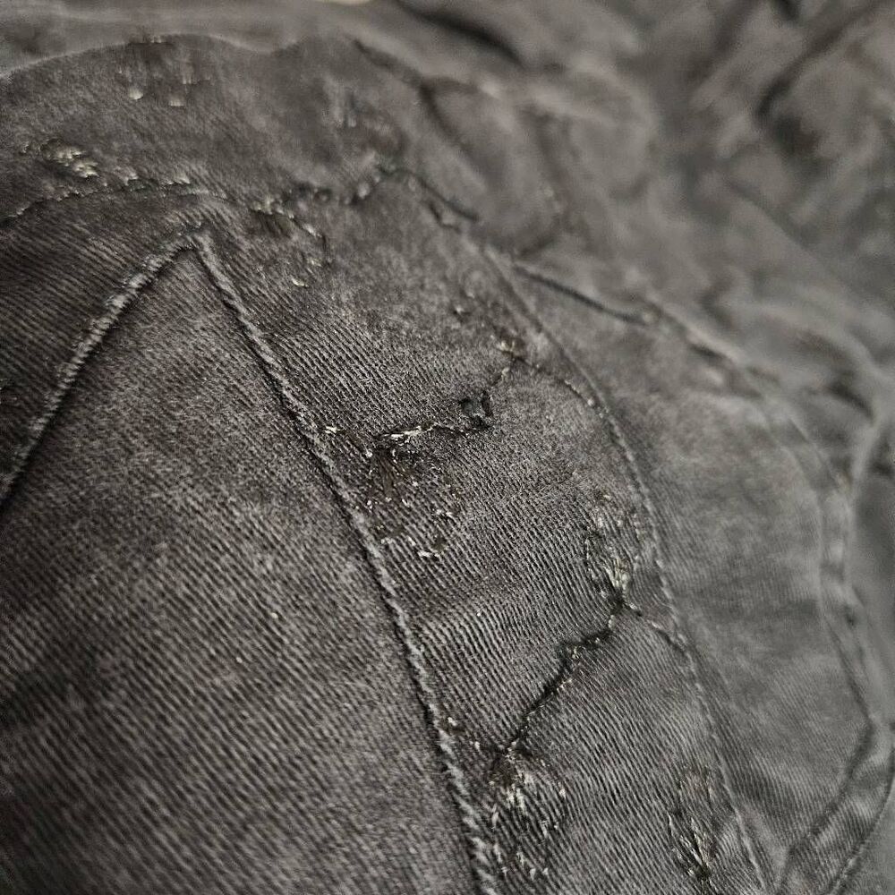 Black Patterned Women Jeans - Picture 7 of 8
